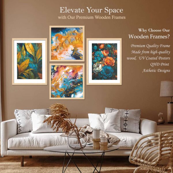 SET OF 4 DIGITAL WALL PAINTING - Image 2