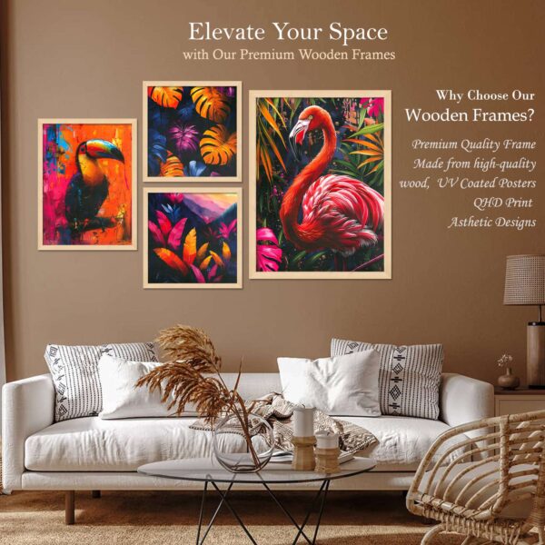 SET OF 4 DIGITAL WALL PAINTING - Image 2