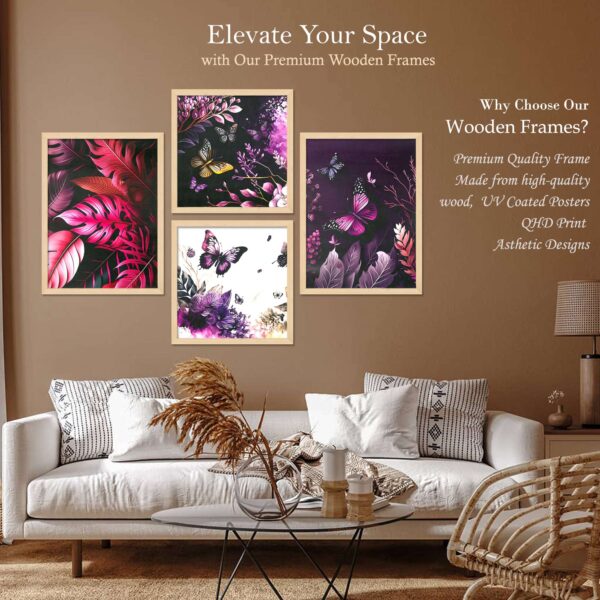 SET OF 4 DIGITAL WALL PAINTING - Image 2