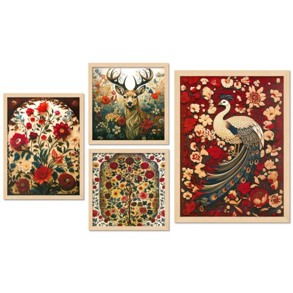 SET OF 4 DIGITAL WALL PAINTING - Image 4