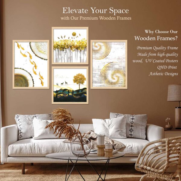 SET OF 4 DIGITAL WALL PAINTING - Image 2