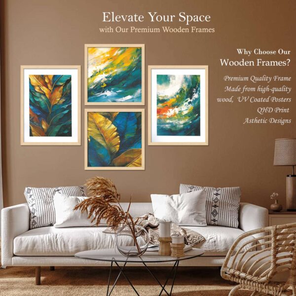 SET OF 4 DIGITAL WALL PAINTING - Image 2