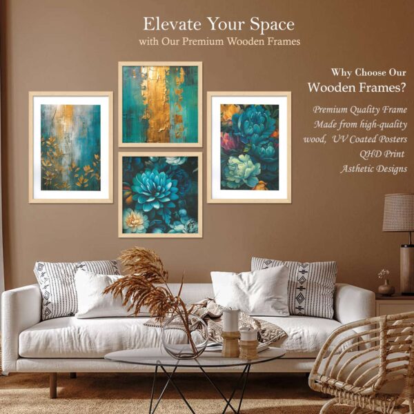 SET OF 4 DIGITAL WALL PAINTING - Image 2