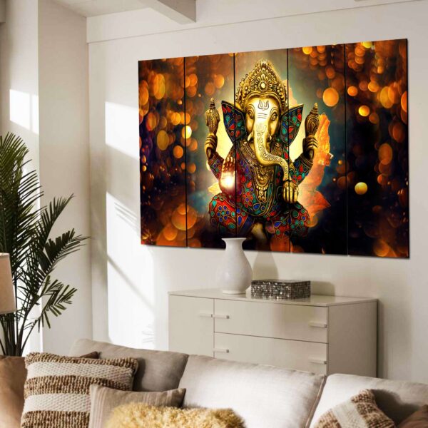 SET OF 5 DIGITAL WALL PAINTING - Image 2