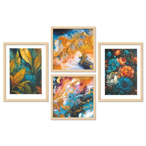 SET OF 4 DIGITAL WALL PAINTING - Image 4