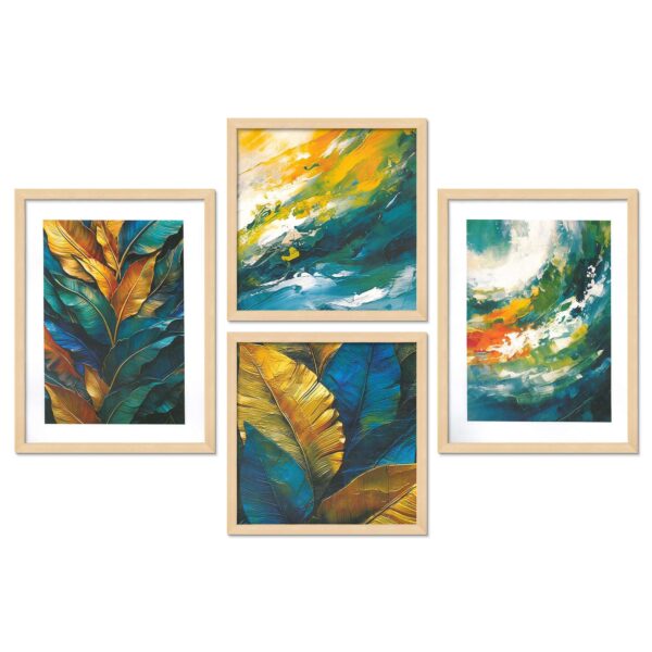 SET OF 4 DIGITAL WALL PAINTING - Image 4